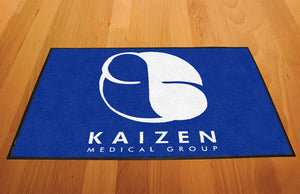 Kaizen Medical Group 2 X 3 Rubber Backed Carpeted HD - The Personalized Doormats Company