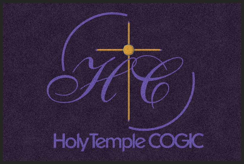 Holy Temple 4 X 6 Rubber Backed Carpeted HD - The Personalized Doormats Company