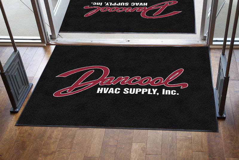 Dancool HVAC Supply 4 X 6 Rubber Backed Carpeted HD - The Personalized Doormats Company