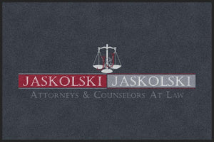 Jaskolski & Jaskolski 4 X 6 Rubber Backed Carpeted HD - The Personalized Doormats Company