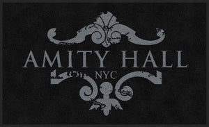 AMITY HALL 3 X 5 Rubber Backed Carpeted HD - The Personalized Doormats Company