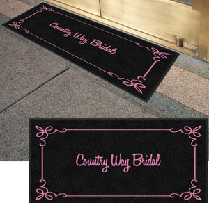 Country Way 2 X 4 Rubber Backed Carpeted HD - The Personalized Doormats Company