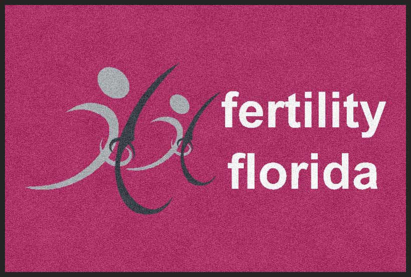 Fertility Florida 2 X 3 Rubber Backed Carpeted HD - The Personalized Doormats Company