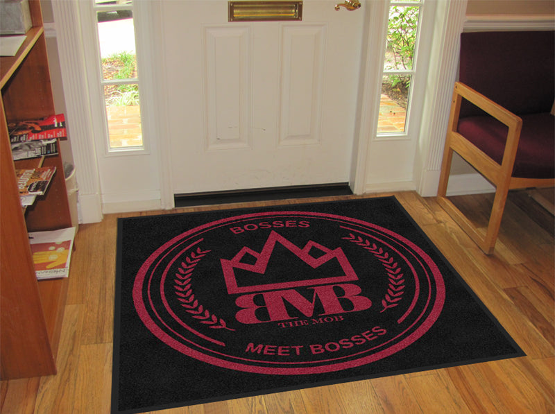 BMB 4 X 4 Rubber Backed Carpeted HD - The Personalized Doormats Company