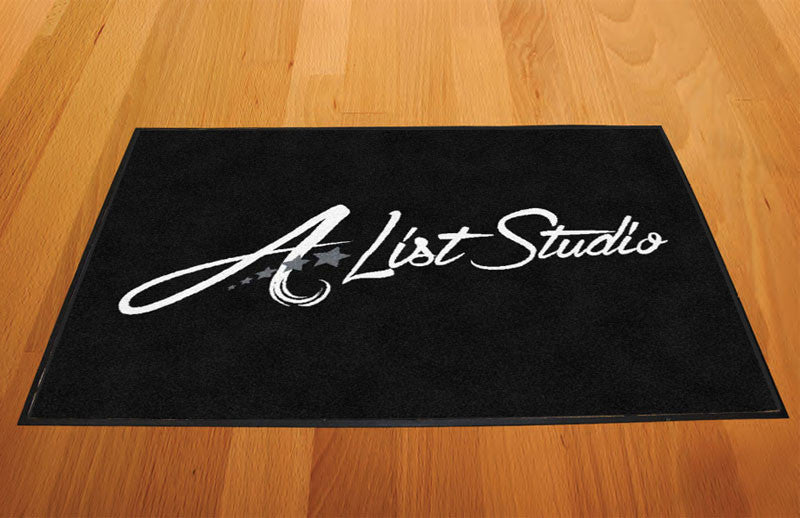 A-List Studio llc 2 X 3 Rubber Backed Carpeted HD - The Personalized Doormats Company