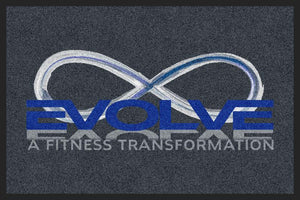 EVOLVE 2 X 3 Rubber Backed Carpeted HD - The Personalized Doormats Company