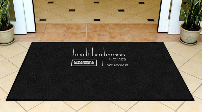 Heidi Hartmann Homes 3 X 5 Rubber Backed Carpeted HD - The Personalized Doormats Company