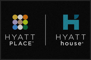 Hyatt House 4 X 6 Waterhog Impressions - The Personalized Doormats Company