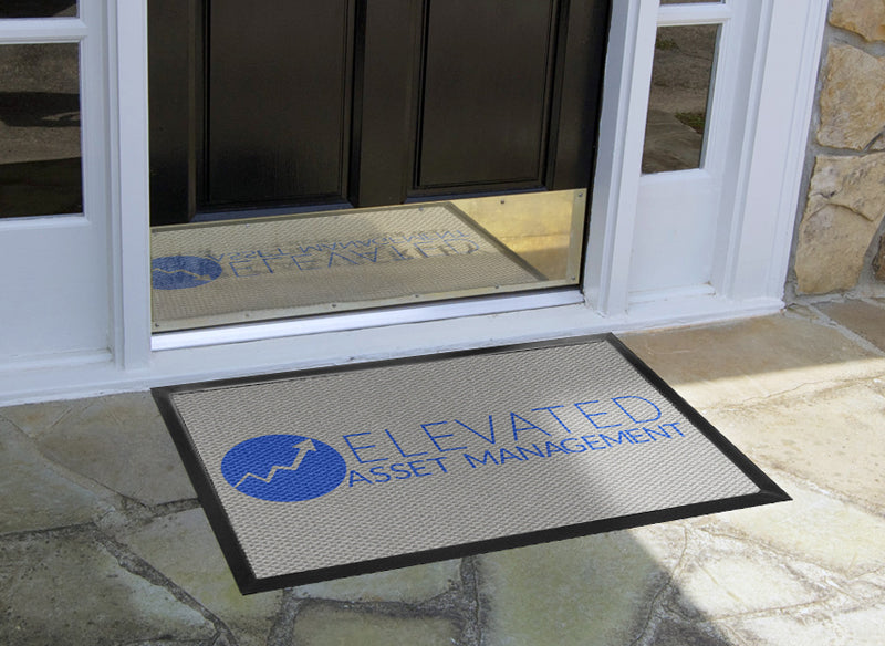 Elevated Assets 2 § 2 X 3 Luxury Berber Inlay - The Personalized Doormats Company