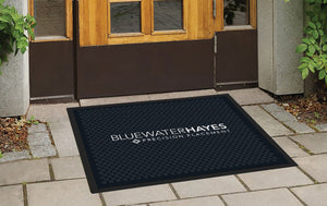 BwH Horizontal White.eps 2.5 X 3 Rubber Scraper - The Personalized Doormats Company