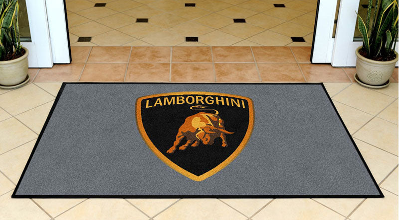Dan's Garage 3 X 5 Rubber Backed Carpeted HD - The Personalized Doormats Company