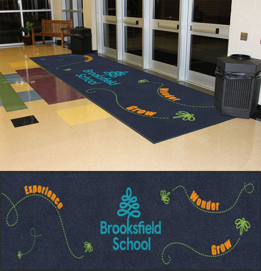Cubby carpet 5 X 18 Rubber Backed Carpeted HD - The Personalized Doormats Company