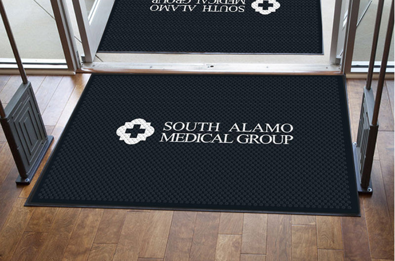 SAMG Pedi Outdoor Mat §-4 X 6 Rubber Scraper-The Personalized Doormats Company
