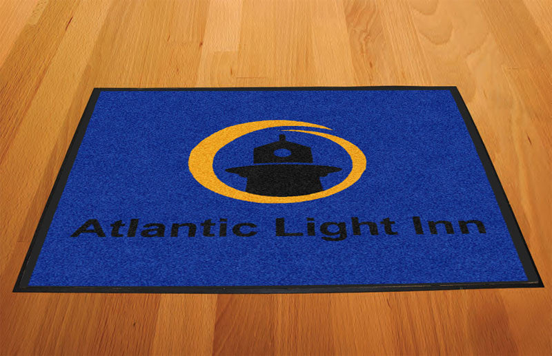 Atlantic Light Inn 2.42 X 2.5 Rubber Backed Carpeted HD - The Personalized Doormats Company