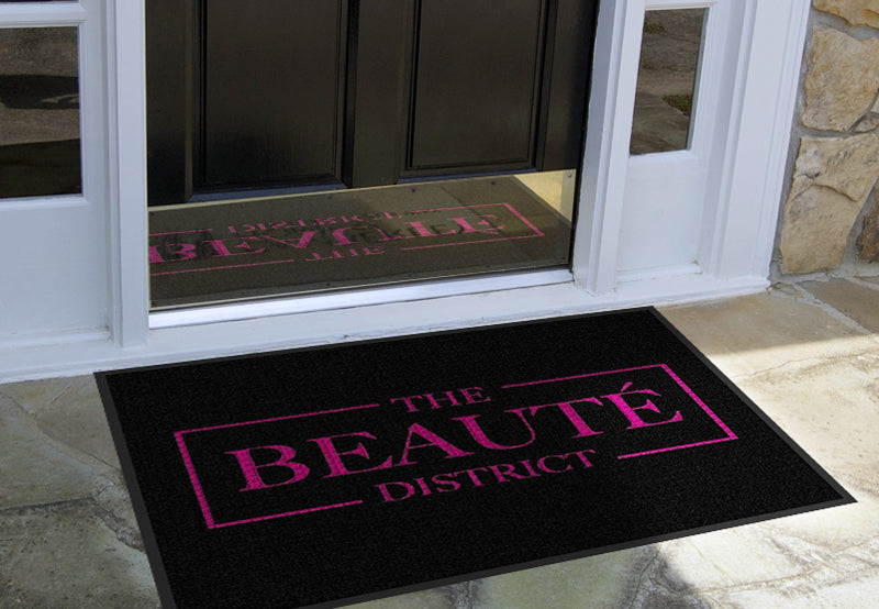 THE BEAUT DISTRICT §-3 X 4 Waterhog Impressions-The Personalized Doormats Company