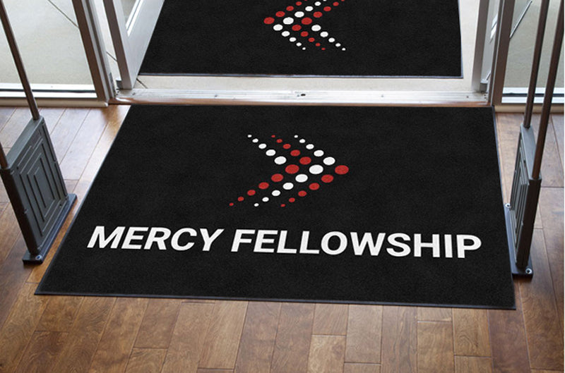 Mercy Fellowship §-4 X 6 Rubber Backed Carpeted HD-The Personalized Doormats Company