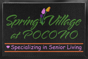 Spring Village outdoor mat