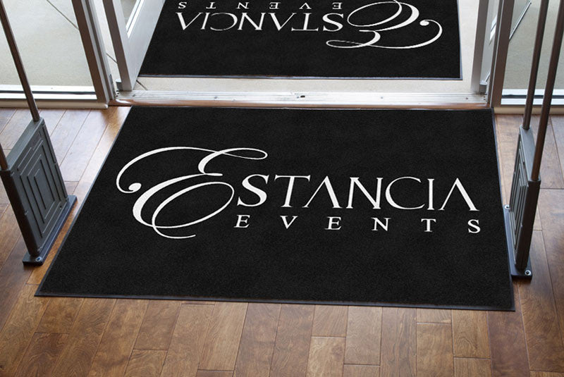 Estancia Events 4 X 6 Rubber Backed Carpeted HD - The Personalized Doormats Company