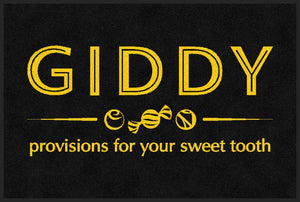 Giddy Mat 2 X 3 Rubber Backed Carpeted HD - The Personalized Doormats Company