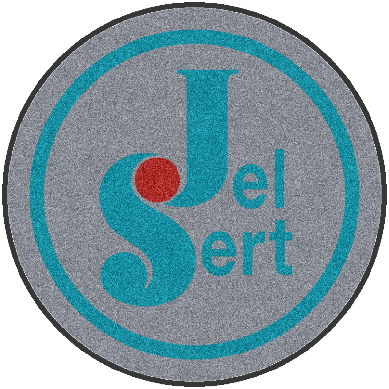 Jel Sert 5 X 5 Rubber Backed Carpeted HD Custom Shape - The Personalized Doormats Company