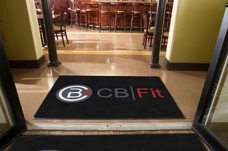 CB Fit 4 X 6 Rubber Backed Carpeted HD - The Personalized Doormats Company
