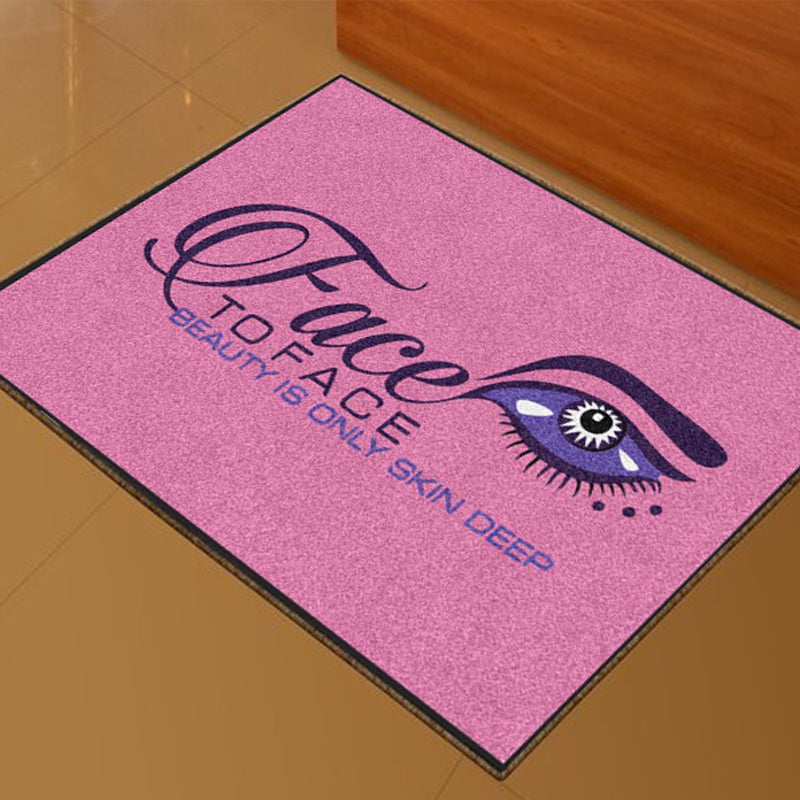 Face 2 Face by Kay 2 X 3 Custom Plush 30 HD - The Personalized Doormats Company