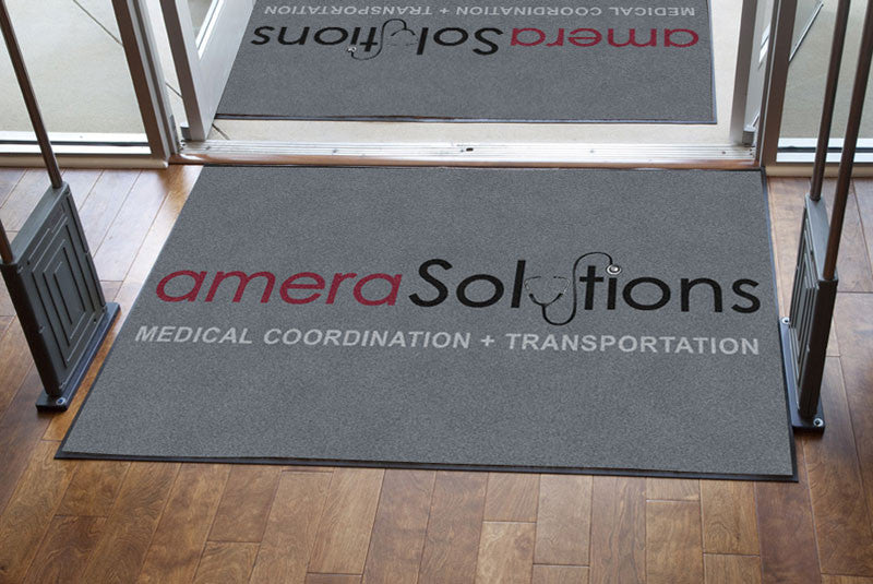 Amera Solutions 4' x 6' Rubber Backed Carpeted HD - The Personalized Doormats Company