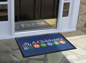 A Childrens House 2 X 3 Luxury Berber Inlay - The Personalized Doormats Company