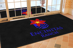 Encinitas Ranch 4 x 8 Rubber Backed Carpeted - The Personalized Doormats Company