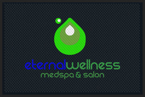 Eternal Wellness MedSpa & Salon 4 X 6 Rubber Scraper - The Personalized Doormats Company
