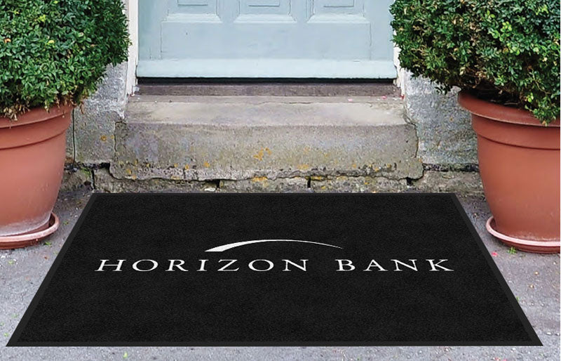 Horizon Bank 3 x 4 Rubber Backed Carpeted HD - The Personalized Doormats Company