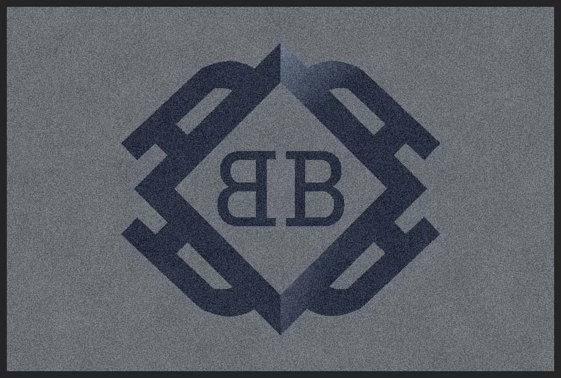 B B Law Group 4 X 6 Rubber Backed Carpeted HD - The Personalized Doormats Company