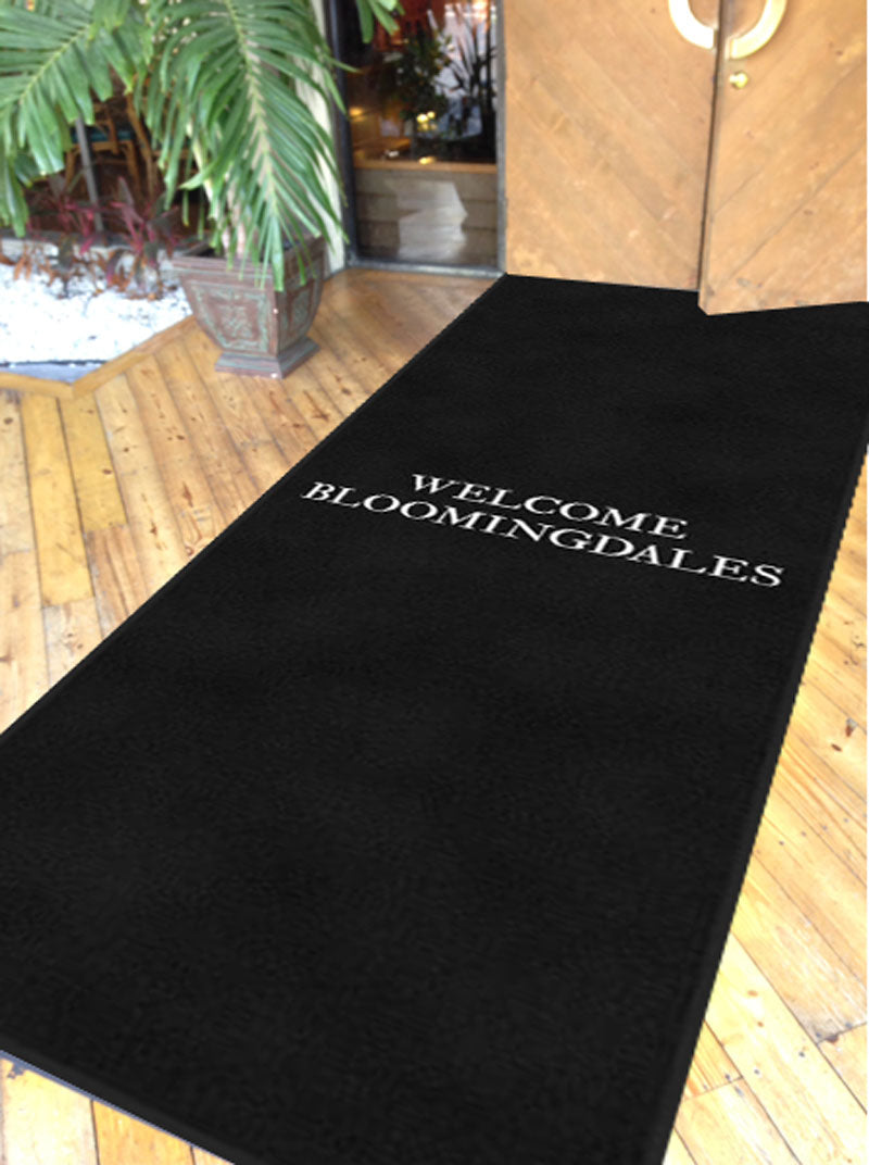 BLOOMINGDALE'S 4 X 12 Rubber Backed Carpeted HD - The Personalized Doormats Company