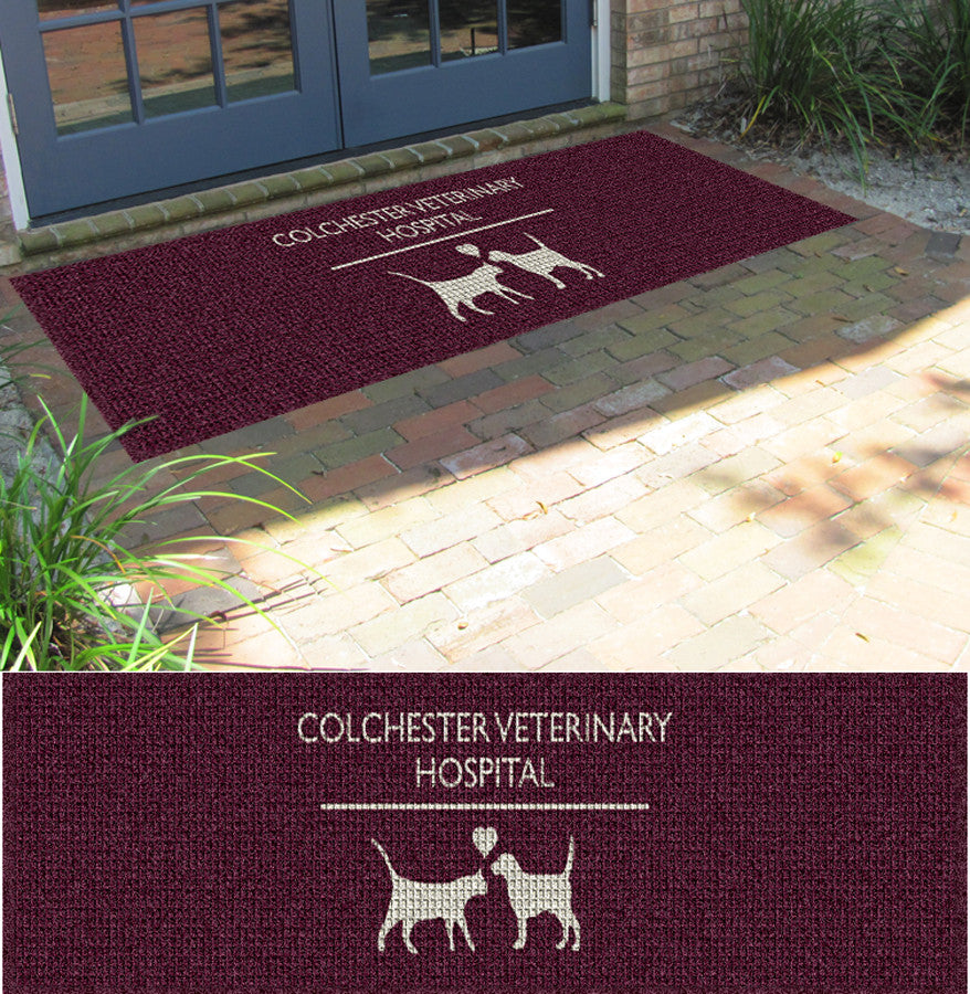 Colchester Veterinary Hospital 3 X 12 Waterhog Impressions - The Personalized Doormats Company