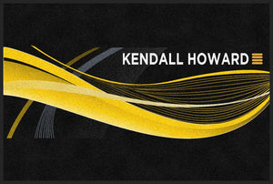 Kendall Howard 4 X 6 Rubber Backed Carpeted HD - The Personalized Doormats Company