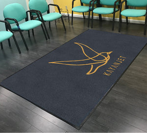 KAYANJET FBO Services 4 X 9.92 Rubber Backed Carpeted HD - The Personalized Doormats Company