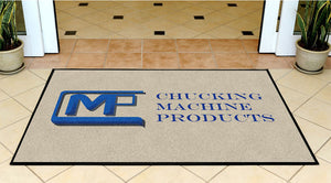 chucking machine products 3 x 5 Rubber Backed Carpeted HD - The Personalized Doormats Company