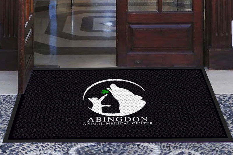 Abingdon Animal Medical Center 3 X 5 Rubber Scraper - The Personalized Doormats Company