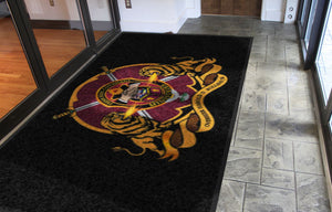 Fresh Fire 6 X 10 Rubber Backed Carpeted HD - The Personalized Doormats Company