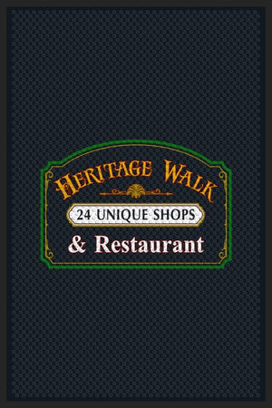 Heritage Walk side door § 4 X 6 Rubber Scraper - The Personalized Doormats Company