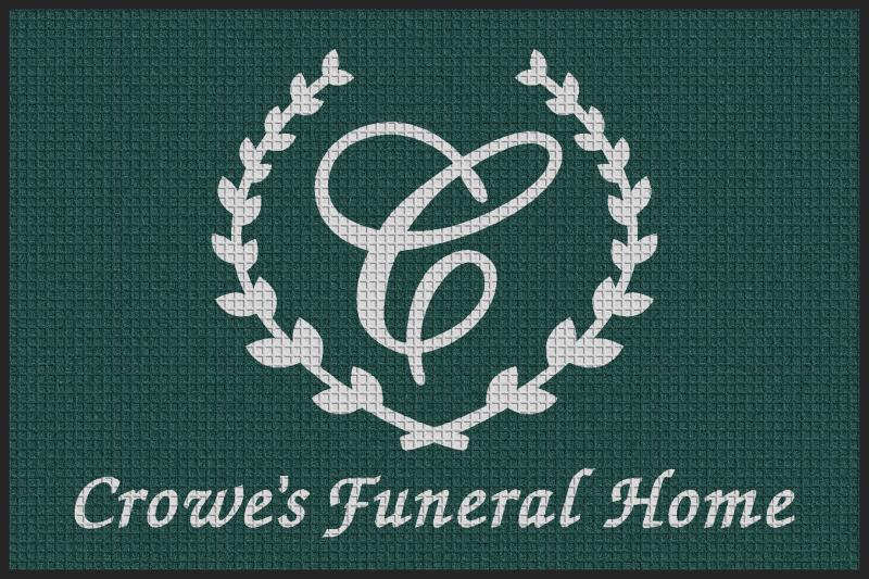 Crowes Funeral Homes, Inc § 4 X 6 Waterhog Inlay - The Personalized Doormats Company