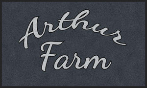 Farm mat Cursive