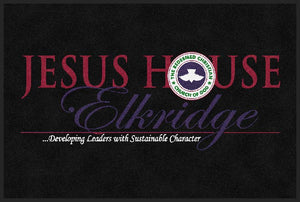 Jesus House elkridge 4 x 6 Custom Plush 30 HD - The Personalized Doormats Company