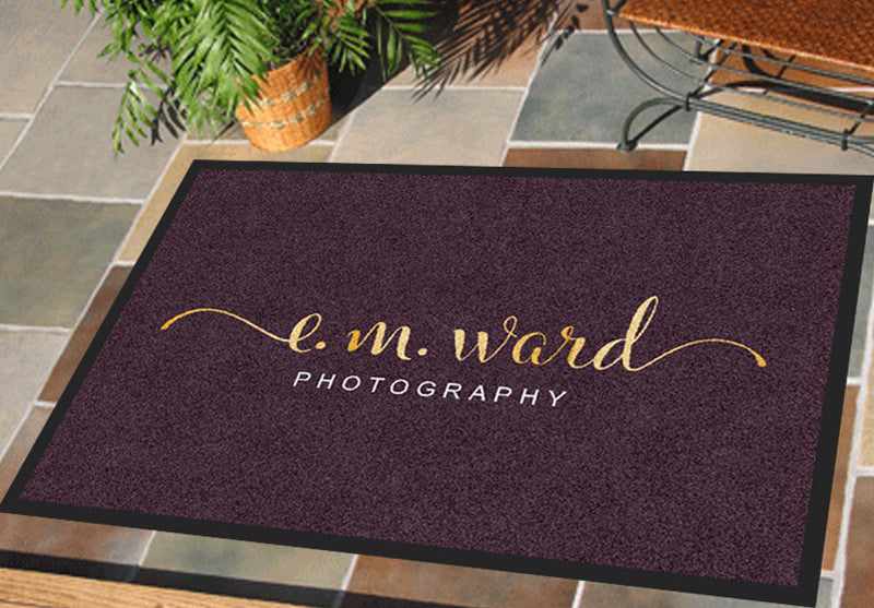 E.M. WARD PHOTOGRAPHY 2 X 3 Rubber Backed Carpeted HD - The Personalized Doormats Company