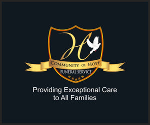 Community of Hope Funeral Service 2.5 X 3 Rubber Scraper - The Personalized Doormats Company