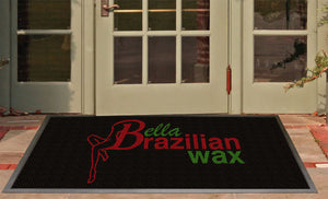 BELLA BRAZILIAN WAX 3 X 6 Luxury Berber Inlay - The Personalized Doormats Company