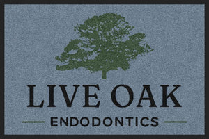 Live Oak Endo Stacked Logo Silver