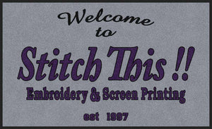 Stitch This!! Welcome Mat