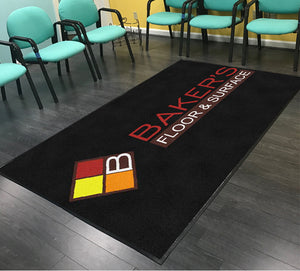 Baker's Floor and Surface 5 X 8 Rubber Backed Carpeted HD - The Personalized Doormats Company