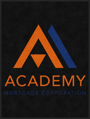 Academy Mortgage 3 X 4 Rubber Backed Carpeted HD - The Personalized Doormats Company